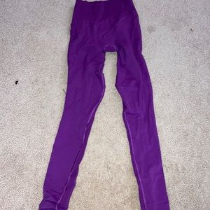Purple lululemon leggings